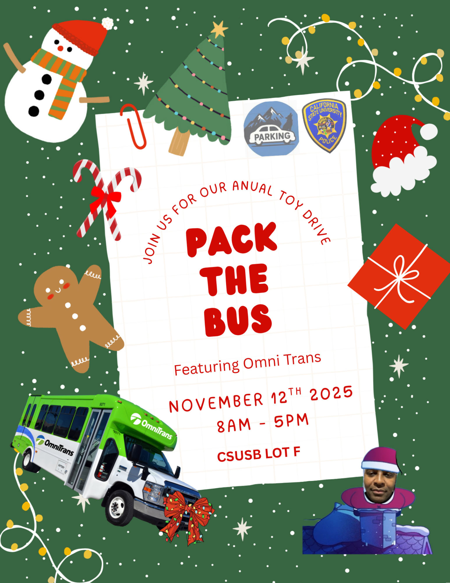 UPD Toy Drive flyer